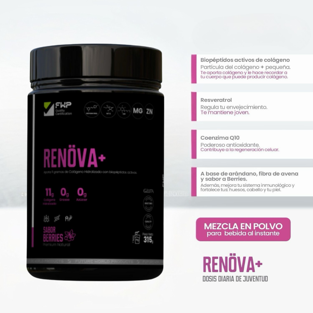 Colageno Renöva con Biopeptidos Activos