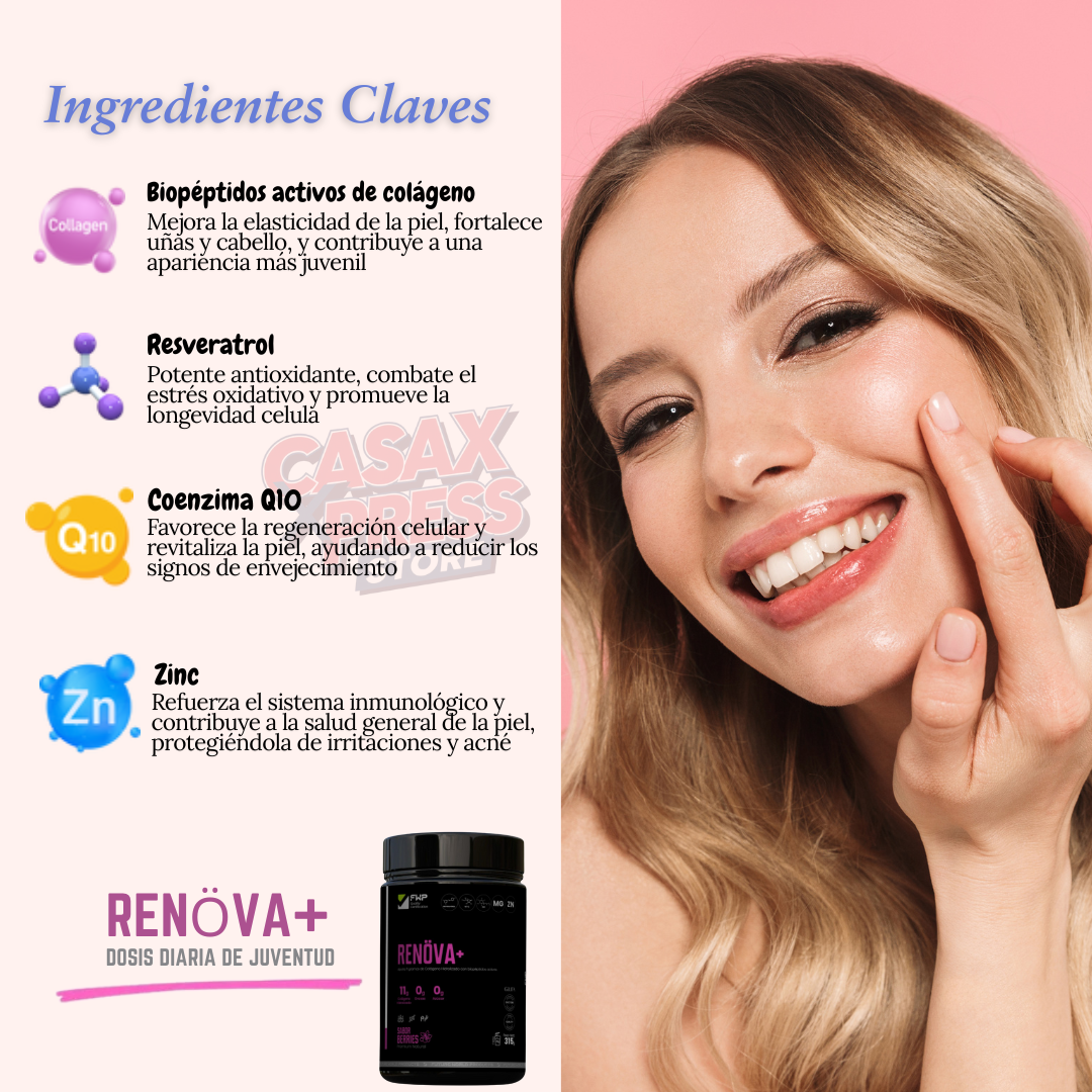 Colageno Renöva con Biopeptidos Activos